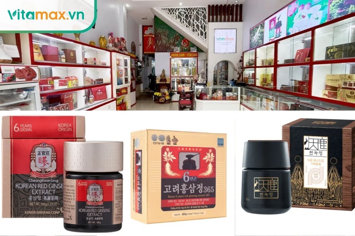 Mua cao hồng sâm Daedong 6 năm tuổi chính hãng tại nhà phân phối Vitamax.
