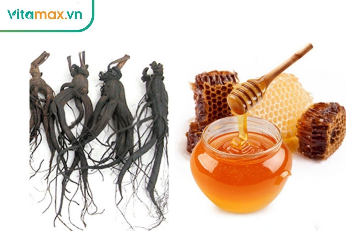 cách làm hắc sâm ngâm mật ong