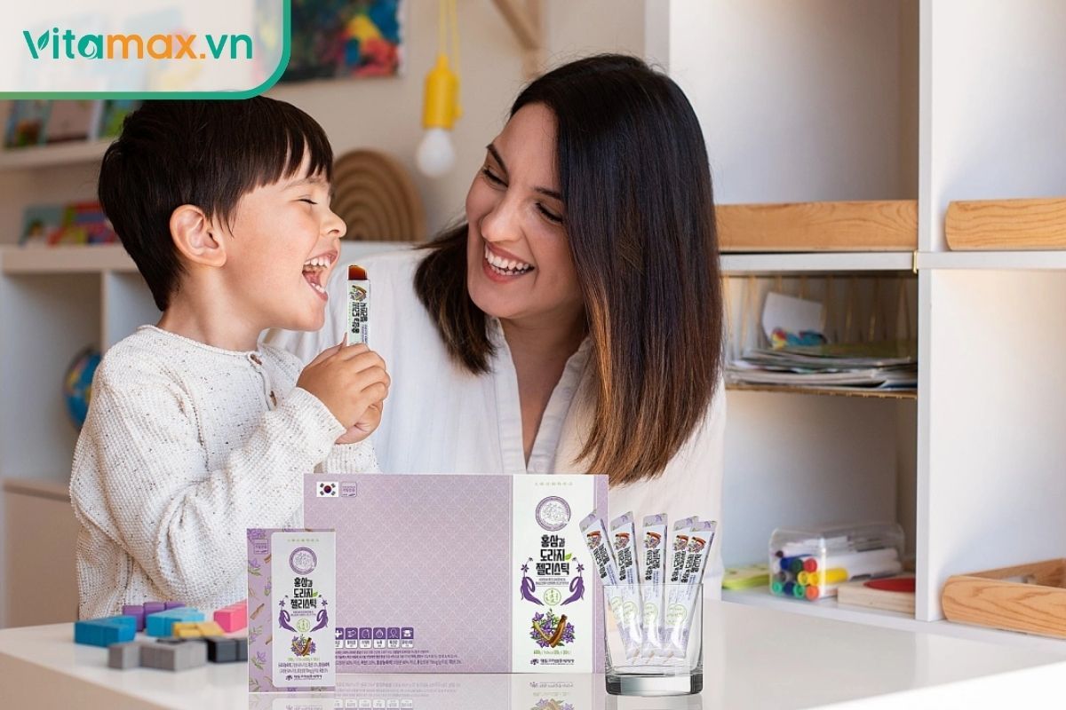 cách uống hồng sâm cho trẻ em an toàn