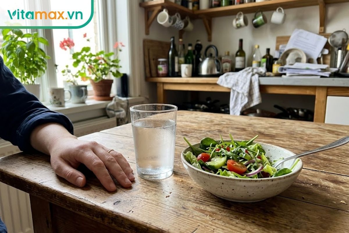 Cách xử lý an toàn khi uống mật ong bị lên mụn là tạm ngưng sử dụng và uống nhiều nước lọc.