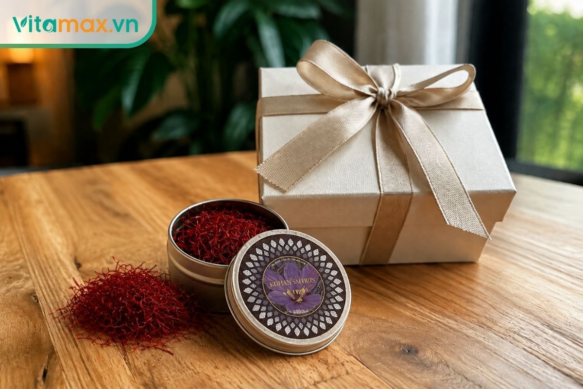 Tùy thuộc vào việc saffron dùng cho đối tượng nào, bạn có thể lựa chọn các dòng sản phẩm chính hãng để sử dụng hoặc làm quà biếu sức khỏe.