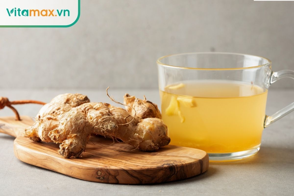 gừng giảm buồn nôn cho bà bầu