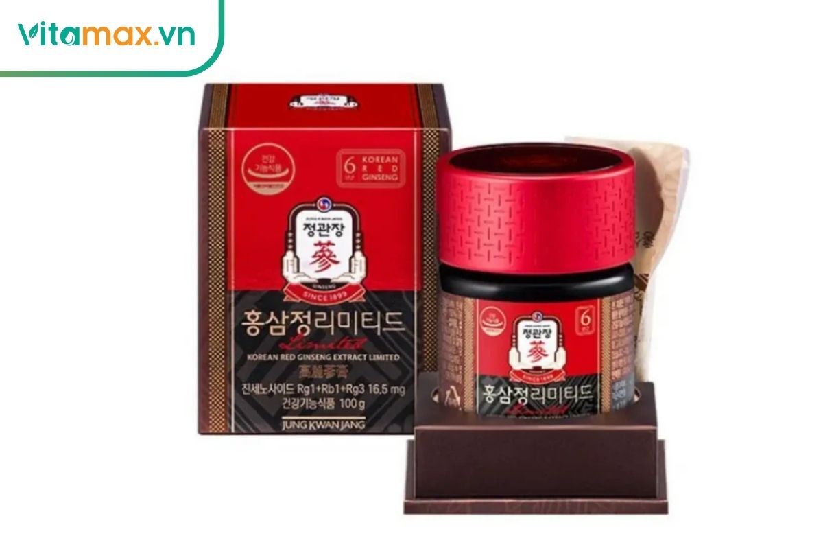 Cao hồng sâm Hàn Quốc trong lọ thủy tinh chính hãng
