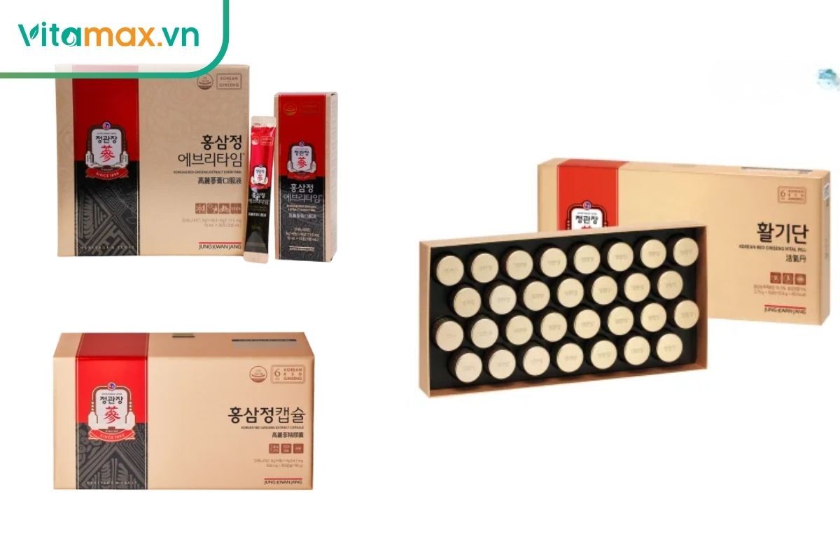 Cao hồng sâm Hàn Quốc trong lọ thủy tinh chính hãng