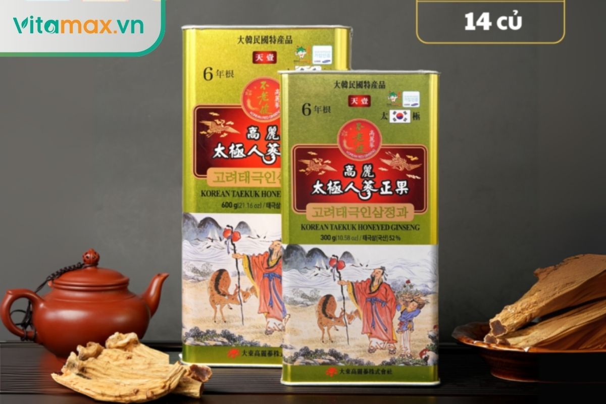 hồng sâm lát tẩm mật ong chính hãng Hàn Quốc