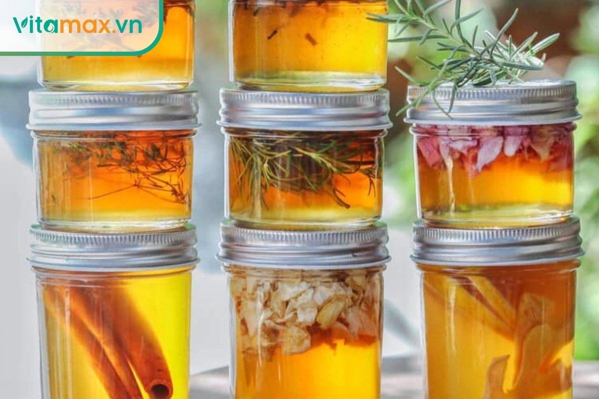 Mật ong ngâm thảo dược – tăng đề kháng, cải thiện giấc ngủ