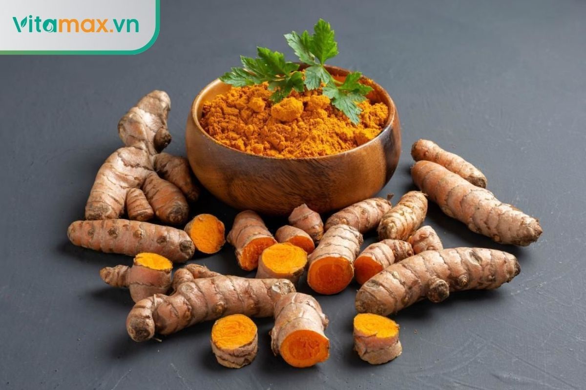 Nghệ có tác dụng chống lão hóa và làm sáng da.