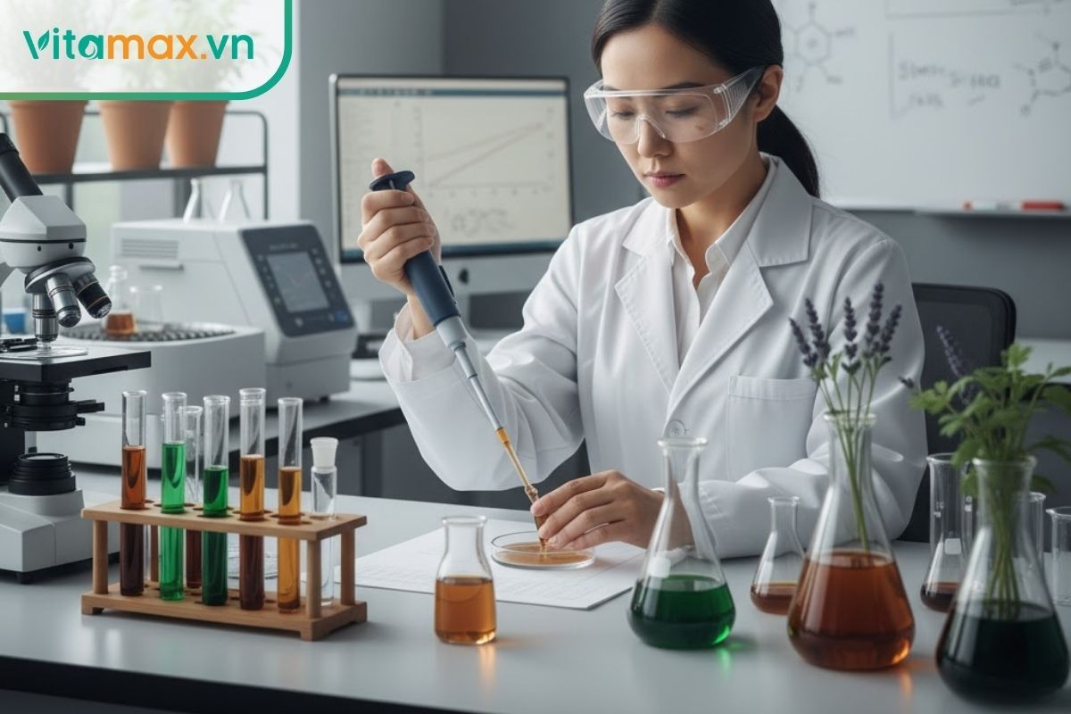 nghiên cứu độ an toàn của chiết xuất lá sâm Hàn Quốc trong phòng thí nghiệm