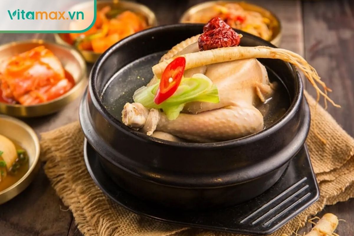 Người dùng có thể dùng Sâm khô hàn quốc hãm trà, nấu cháo hoặc hầm gà.