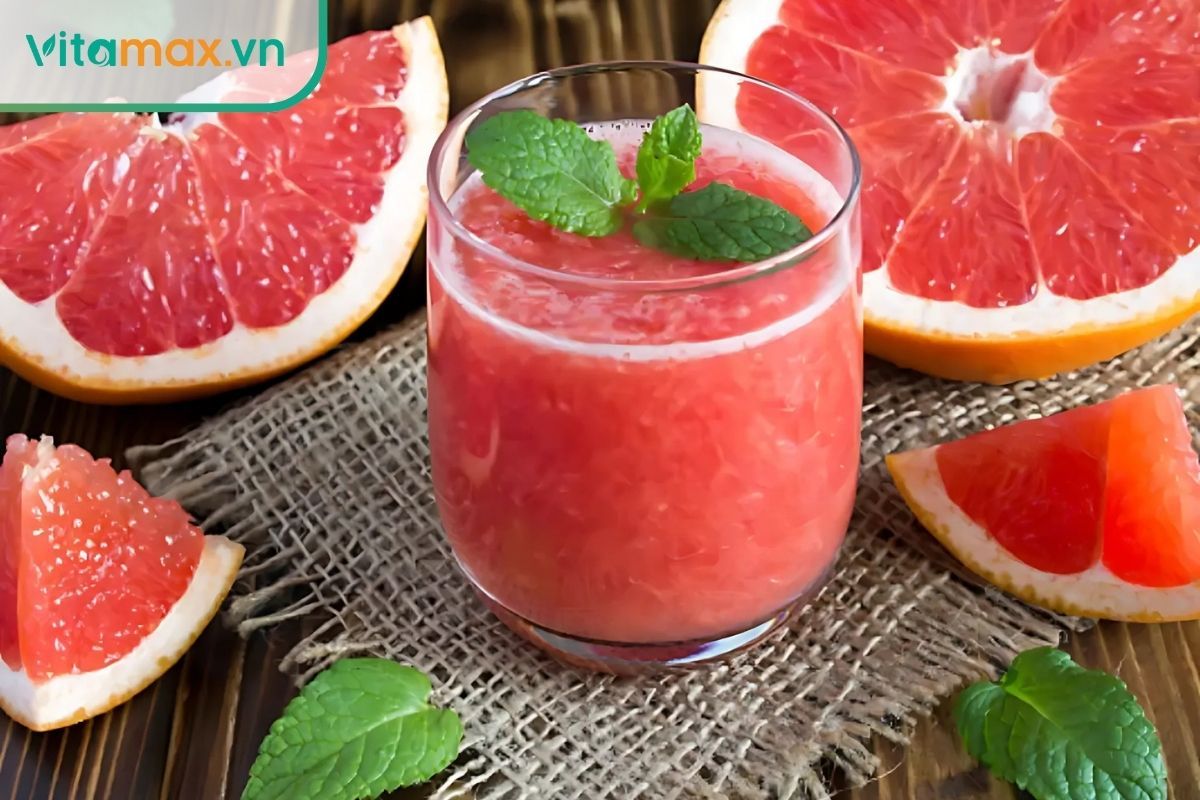 nhân sâm kỵ với bưởi và nước ép bưởi