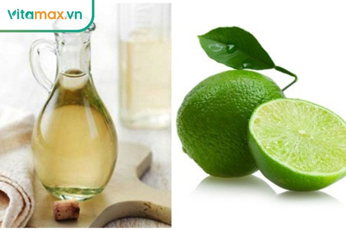 nhân sâm kỵ thực phẩm có axit như chanh giấm