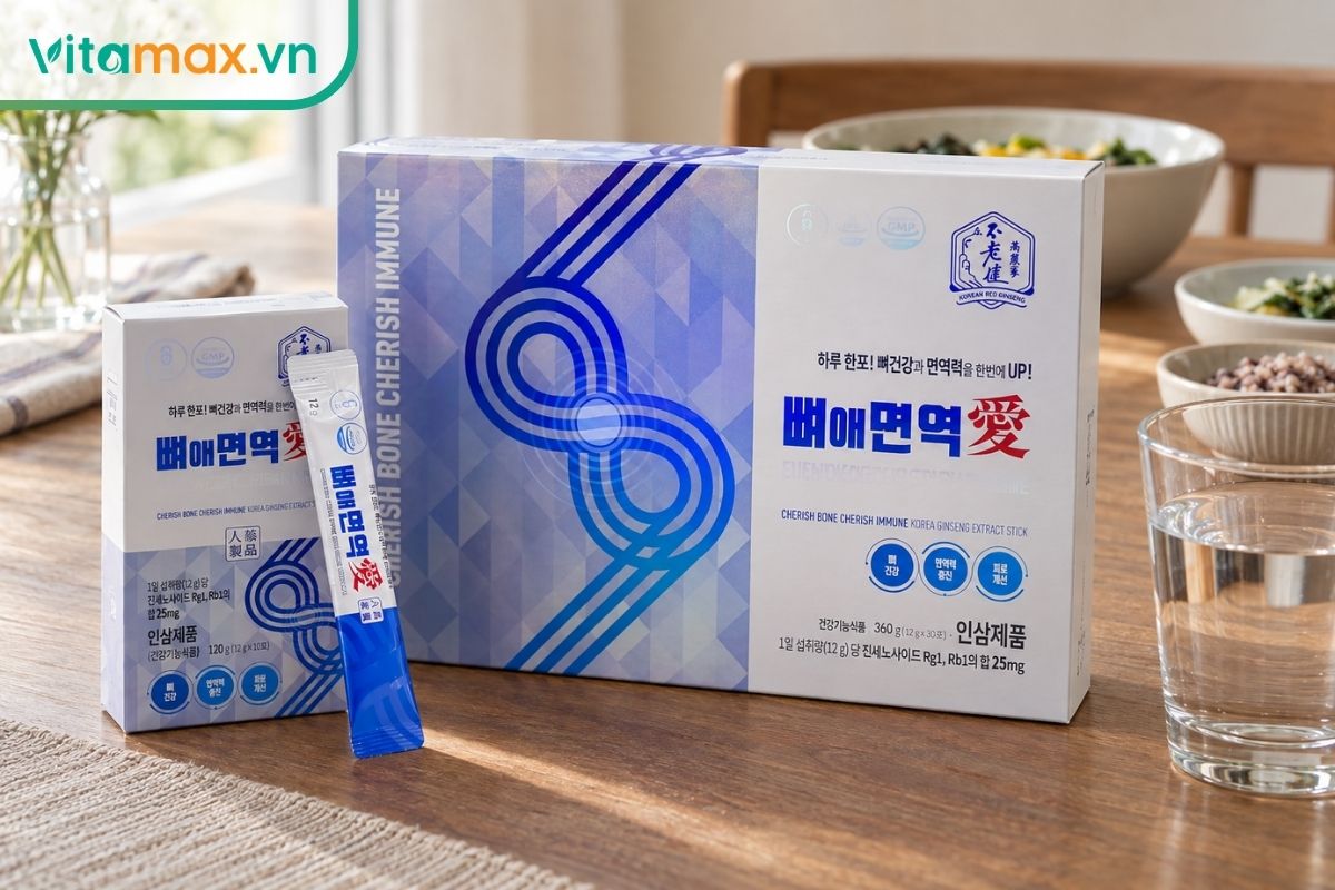 Sản phẩm Nước bạch sâm bổ xương khớp Daedong 30 gói stick được giới thiệu tại Vitamax cho người tham khảo theo nhu cầu.