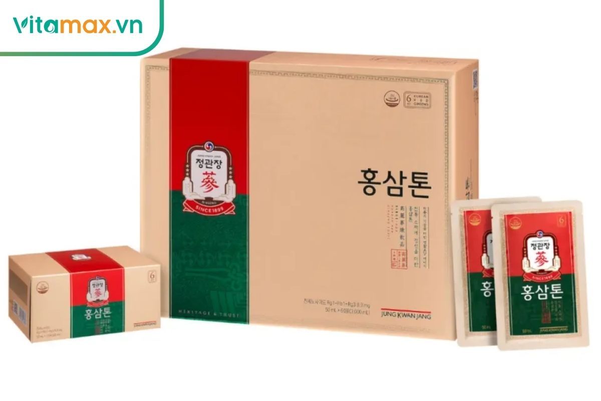 Nước hồng sâm giúp người dùng cải thiện năng lượng và sức đề kháng.