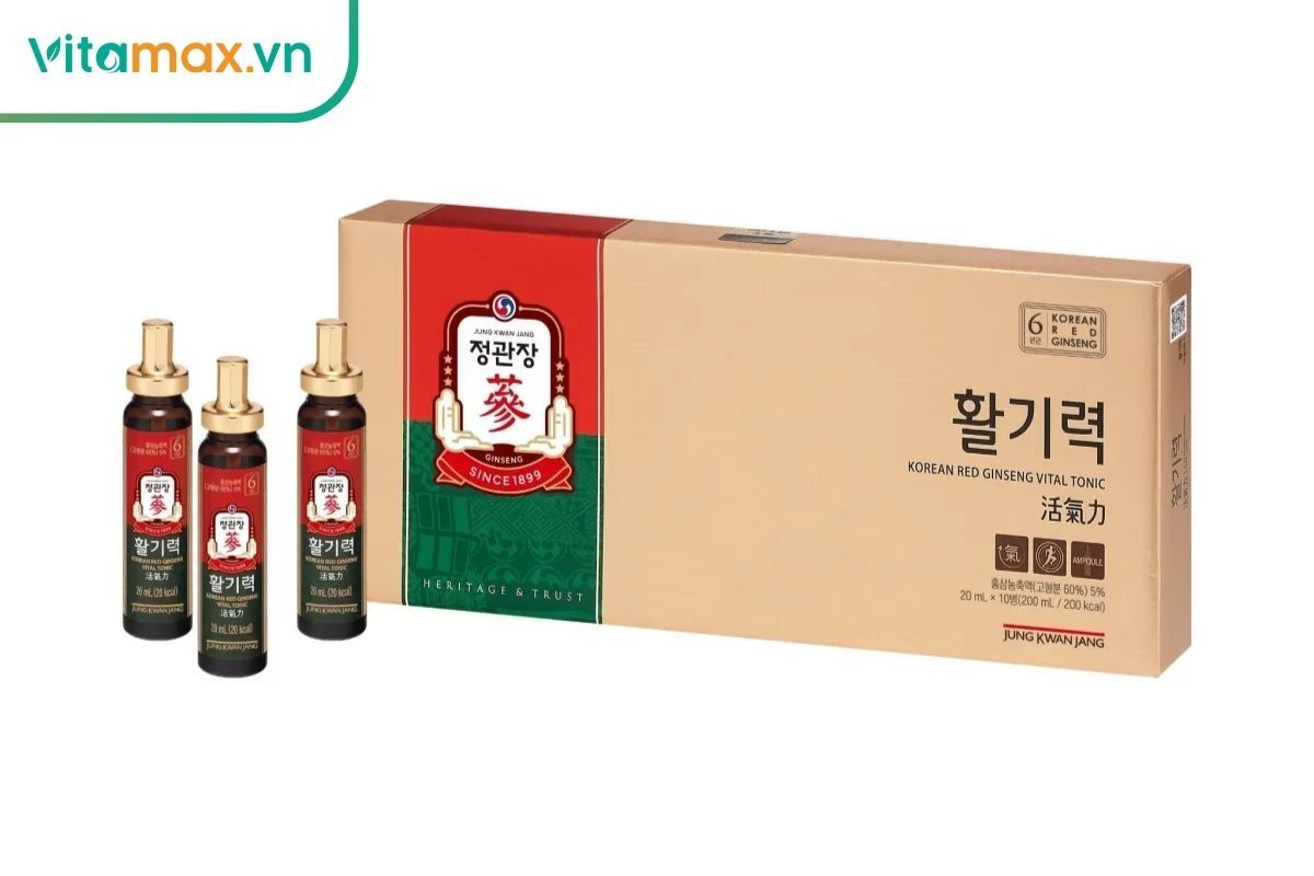 nước hồng sâm KGC Tonic Origin chính hãng Vitamax