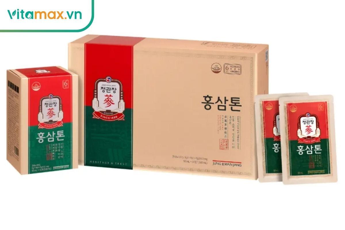 Nước hồng sâm uống buổi sáng hoặc trước ăn, tránh sau 17h