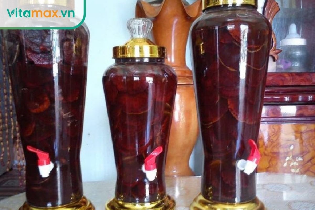 sâm linh chi mật ong tăng cường miễn dịch