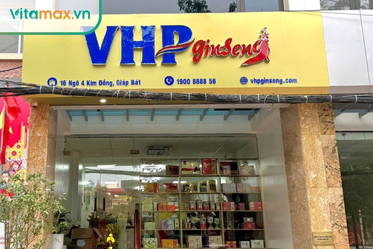 Showroom VHP Ginseng phân phối thực phẩm bảo vệ sức khỏe tại Kim Đồng, Hà Nội.