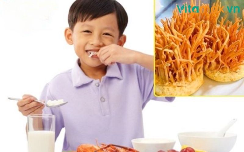 tác dụng của đông trùng hạ thảo với trẻ em