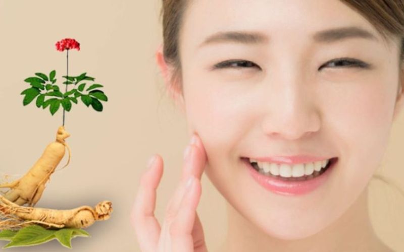 tác dụng của nhân sâm với da