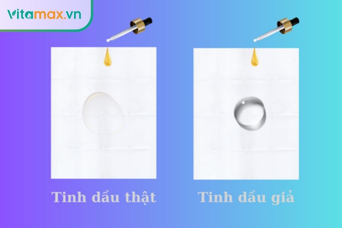 Thử nghiệm nhận biết tinh dầu thông đỏ thật và giả