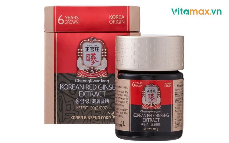 uống cao hồng sâm đúng cách