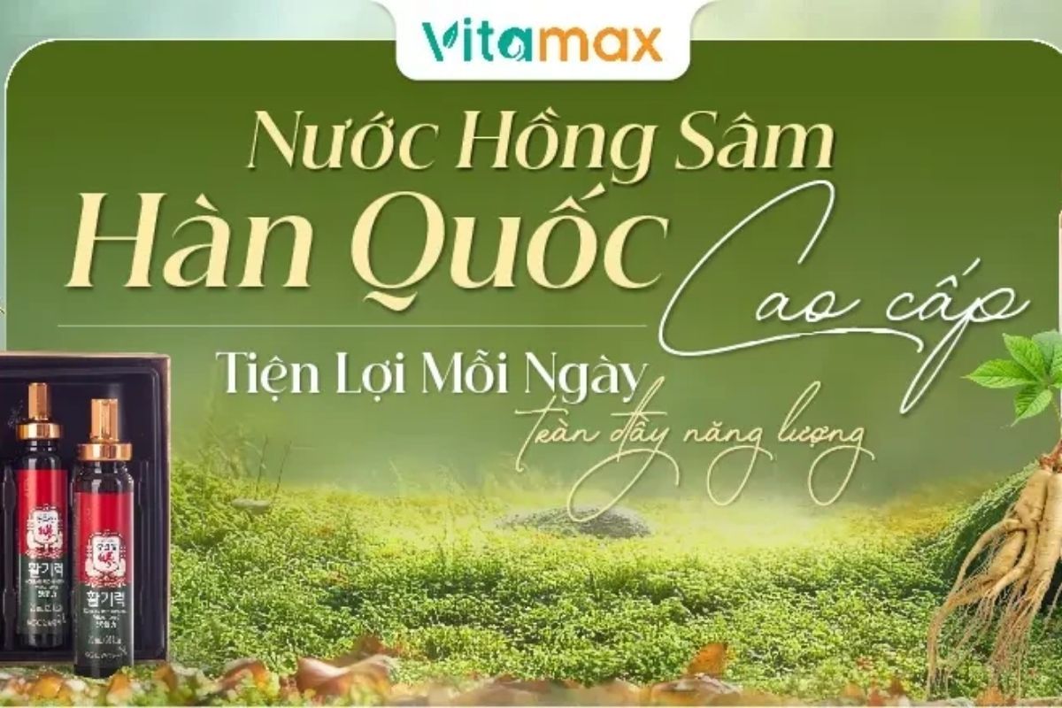 Vitamax - Đại lý phân phối hồng sâm Hàn Quốc chính hãng.
