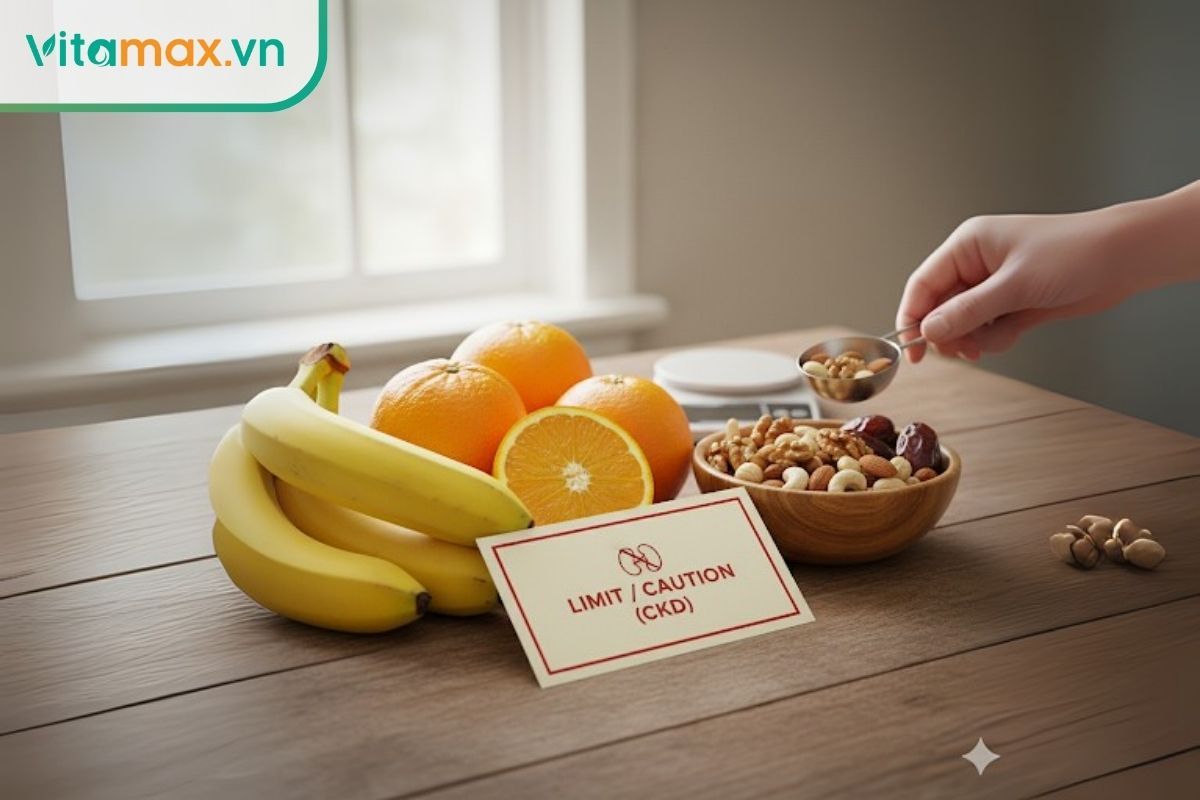 Với người bệnh thận: Ngay cả thực phẩm bổ dưỡng cũng phải kiểm soát khẩu phần.